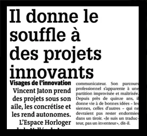 Article d’Hotel Revue : « Il donne le souffle à des projets innovants »